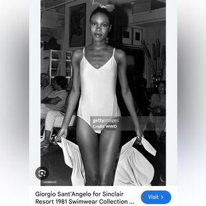 BNWT Rare Vintage 1970’s 1980’s Giorgio Sant Angelo for Sinclair Resort swimsuit
